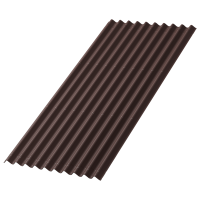 Волнистый лист Ондулин Смарт Коричневый 1950x960 мм