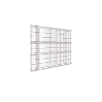 Панель ограждения сварная Grand Line 3D Medium PE RAL8017 ячейка 55x200 2500x2030 мм