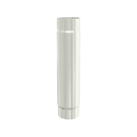 Труба соединительная Металл Профиль МП Престиж D100 RAL9010 Белый 1000 мм