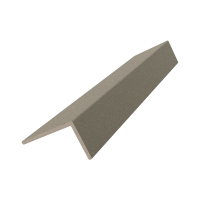 Профиль угловой полнотелый VanDek ДПК гладкая Серый, 55x45 2000 мм