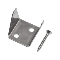 Фиксатор промежуточного профиля 45°/90° CM Railing металл Zinc, 40x40 мм