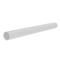 Труба водосточная с муфтой Альта-Профиль Стандарт D74 Белый 3000 мм