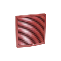Решетка наружная вентиляционная 240x240 Vilpe Красный