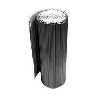 Лента Ондулин Ондуфлеш-супер Волна 300 мм рулон 2,5 м. самоклеящаяся Черный
