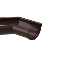 Угол желоба универсальный 135° Docke LUX D141 Шоколад RAL8019