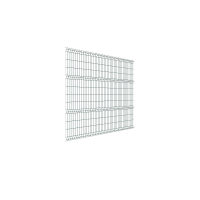 Панель ограждения сварная Grand Line 3D Medium PE RAL6005 ячейка 55x200 2500x2430 мм