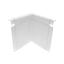 Угол откоса Альта-Декор универсальный Белоснежный 210 мм Альта-Профиль