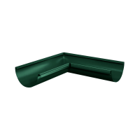 Угол желоба внутренний 90° Металл Профиль МП Престиж D125 RAL6005 Зеленый