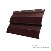 Сайдинг Корабельная Доска Grand Line 0,5 мм покрытие Rooftop Matte (Стальной Бархат) заказной цвет