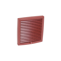 Решетка наружная вентиляционная 150x150 Vilpe Красный