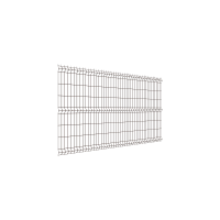 Панель ограждения сварная Grand Line 3D Medium PE RAL8017 ячейка 55x200 2500x1530 мм